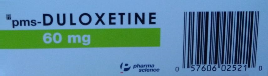 pms-Duloxétine 60mg